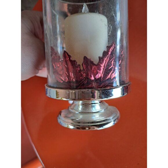 Bath & Body Works Wallflowers Plug Autumn Maple Leaf Glass Candle Light Holder - Picture 3 of 4
